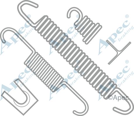 APEC BRAKING Комплектующие, тормозная колодка KIT633